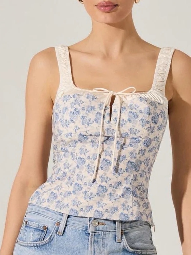Astr The Label Milkmaid Top